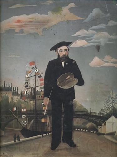 Henri Rousseau Myself Landscape Portrait